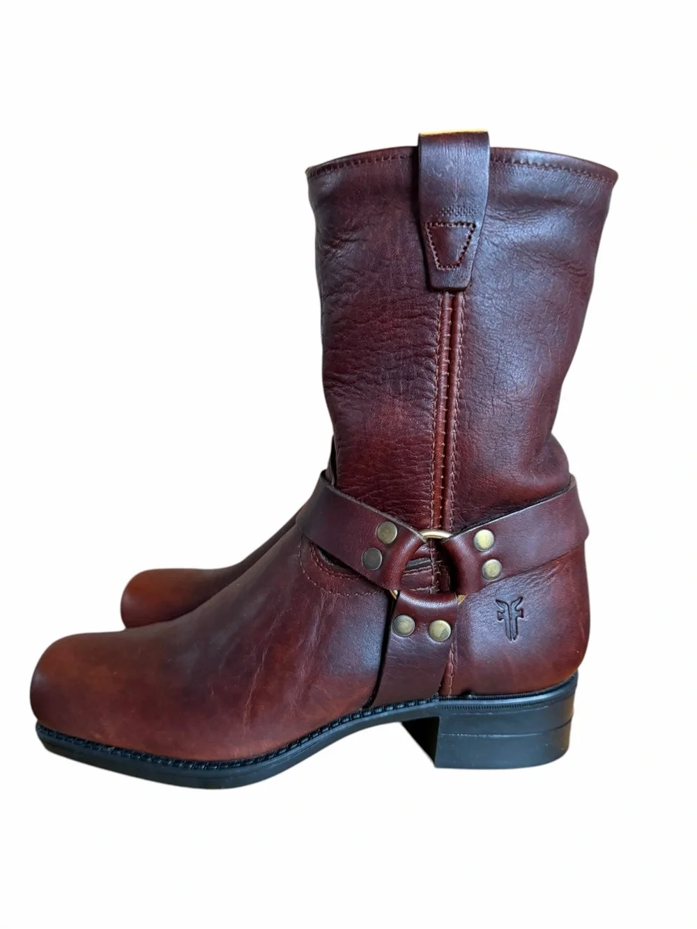 Frye NEW Youth Vintage Small Frye Pull On Harness Boots Size 1.5 #267058